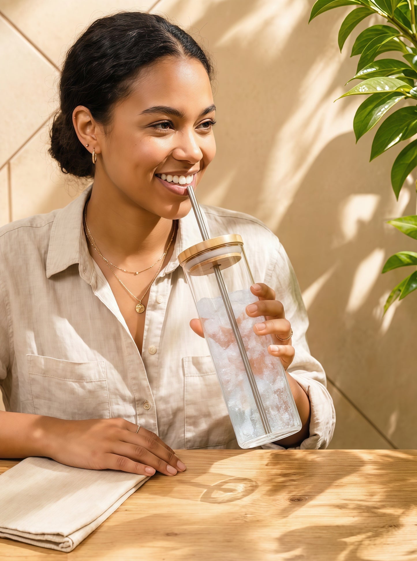 Pure Sip Borosilicate Glass Drinking Bottle | 450ml