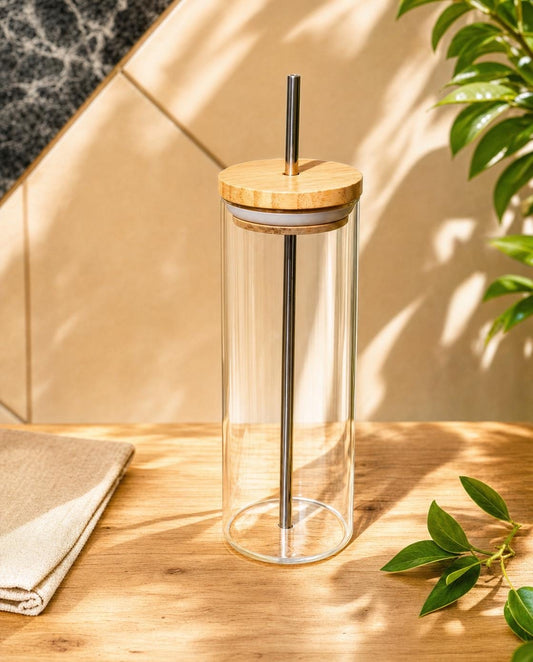 Pure Sip Borosilicate Glass Drinking Bottle | 450ml